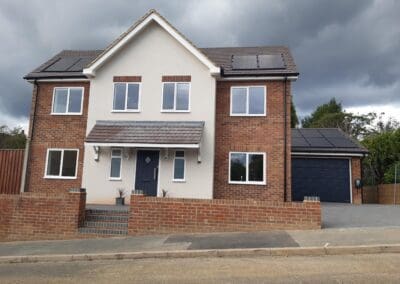 Image of a new build 4 bedroomed eco home