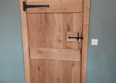 Image of a wooden interior door